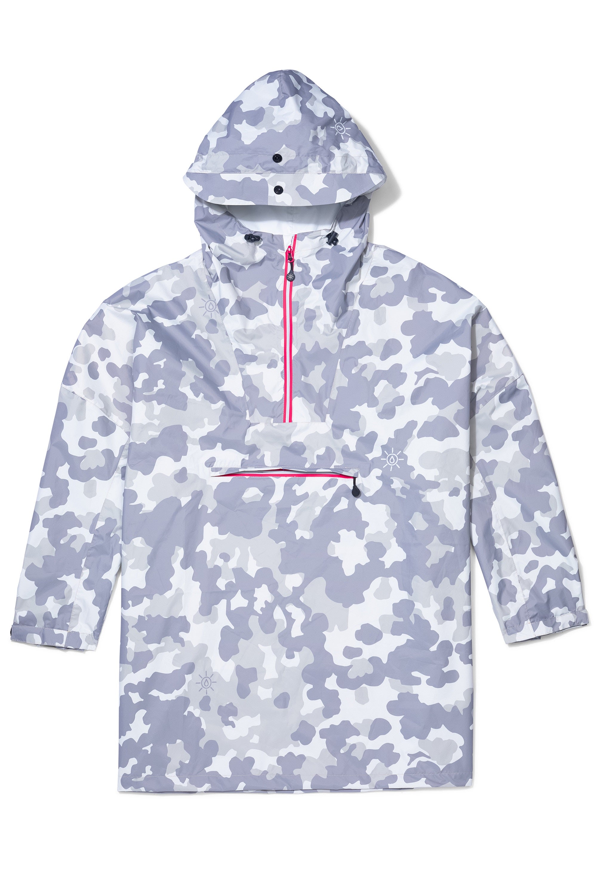 Regenponcho Camo Grey