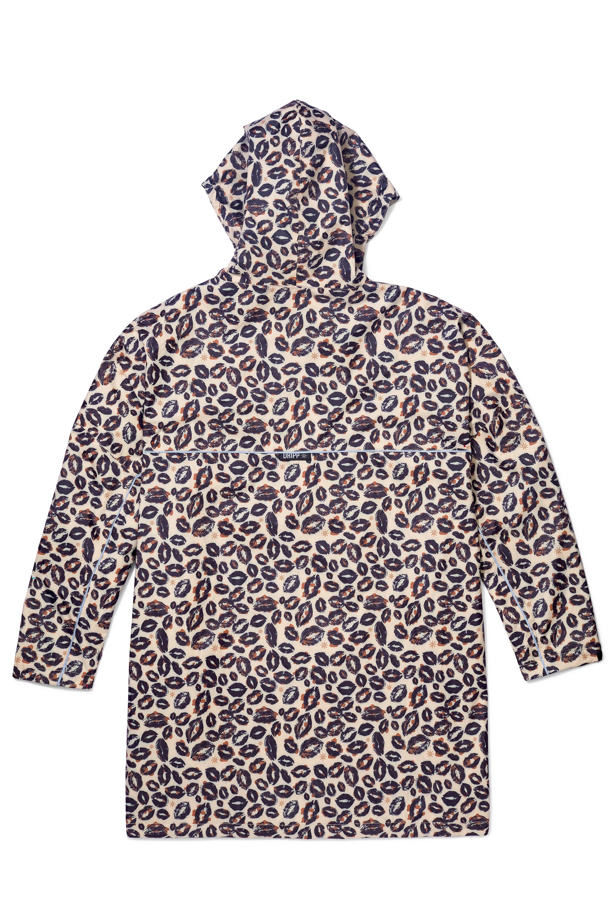 Leopard Kiss Rain Poncho